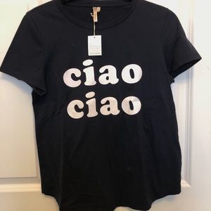 Women’s Navy Cotton Banana Republic TShirt, Size S